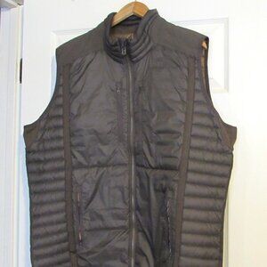KUHL PROJEKT BORN IN THE MOUNTAINS Brown Quilted Goose Down Vest Size XL